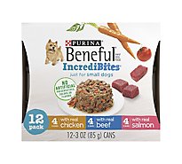Beneful Incredibites Beef Tomatoes Carrots And Wild Rice Wet Dog Food - 12-3 Oz