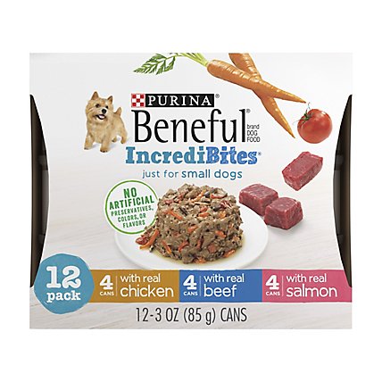 Beneful Incredibites Beef Tomatoes Carrots And Wild Rice Wet Dog Food - 12-3 Oz - Image 1
