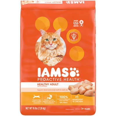 IAMS Proactive Health Chicken Adult Healthy Dry Cat Food - 16 Lb