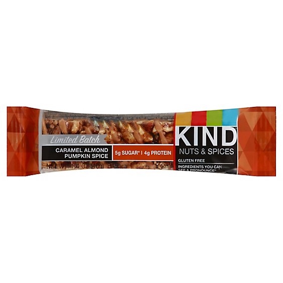 KIND Nuts & Spices Bar Caramel Almond Pumpkin Spice - 1.4 Oz