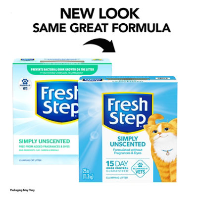 Fresh Step Simply Unscented Clumping Cat Litter - 25 Lbs - Image 3