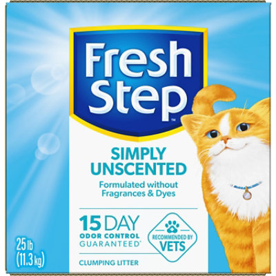 Fresh Step Simply Unscented Clumping Cat Litter - 25 Lbs - Image 2