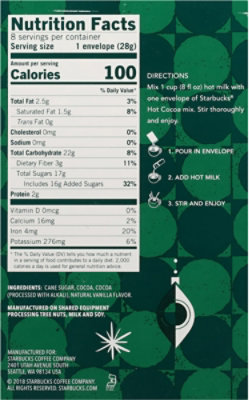 Starbucks Hot Cocoa Mix Classic - 8-1 Oz - Image 5