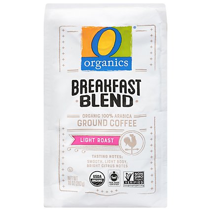 O Organics Coffee Ground Light Roast Breakfast Blend - 10 Oz - Image 3