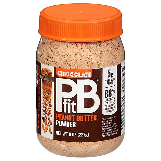 Pbfit Peanut Butter Powder Chocolate - 8 Oz