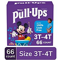 Pull-Ups Potty Training Underwear for Boys Size 5 3T 4T - 66 Count - Image 1