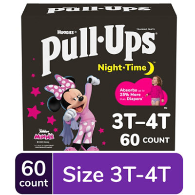 Pull-Ups Girls' Night-Time 3T-4T Potty Training Pants - 60 Count - Image 2