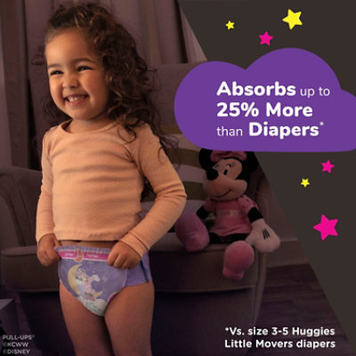 Pull-Ups Girls' Night-Time 3T-4T Potty Training Pants - 60 Count - Image 3