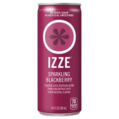 Izze Juice Beverage Sparkling Blackberry - 8.4 Fl. Oz.