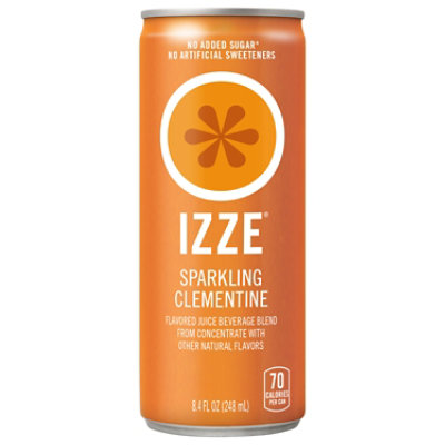 Izze Juice Beverage Sparkling Clementine - 8.4 Fl. Oz.