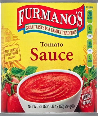 Furmanos Tomato Sauce - 28 Oz - Image 2