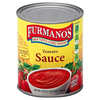 Furmanos Tomato Sauce - 28 Oz - Image 1