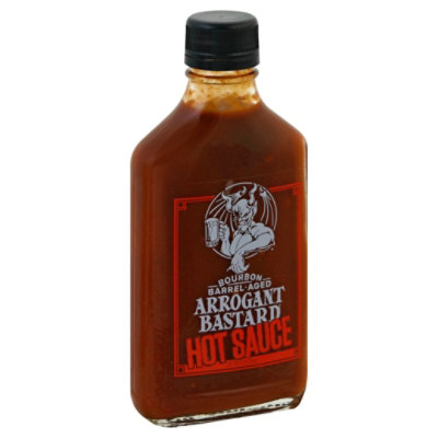 Arrogant Bastard Sauce Hot Bourbon Barrel Aged 14.6 Fl. Oz. Randalls