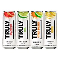 Truly Hard Seltzer Spiked & Sparkling Water Citrus Variety 5% ABV Slim Cans - 12-12 Fl. Oz. - Image 2