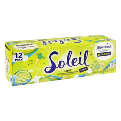 Signature SELECT Soleil Water Sparkling Lime - 12-12 Fl. Oz.