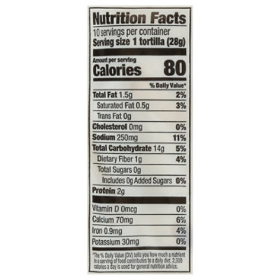 Signature SELECT Fajita Flour Tortillas Size 10 Count - 10 Oz - Image 3