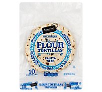 Signature SELECT Tortillas Flour Fajita Size 10 Count - 10 Oz