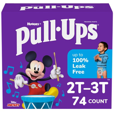 Pull-Ups Potty Training Pants For Boys Size 4 2T To 3T - 74 Count