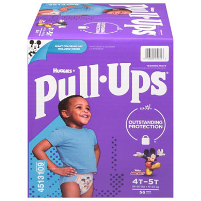 Pull-Ups Training Pants Learning Designs For Boy Toddler 4 To 5 Day & Night - 56 Count - Image 3