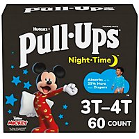 Pull-Ups Boys' Night-Time Potty 3T-4T Training Pants - 60 Count - Image 1