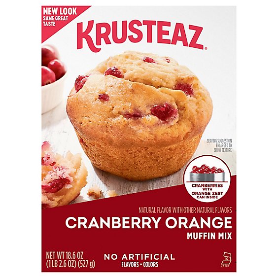 Krusteaz Cranberry Orange Muffin Mix - 18.6 Oz