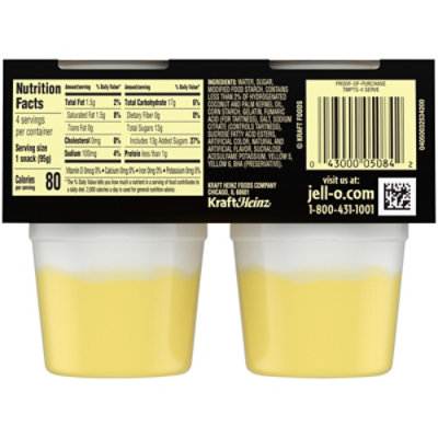 Jell-O Temptations Lemon Meringue Ready to Eat Pie Snack Cups - 4 Count - Image 2