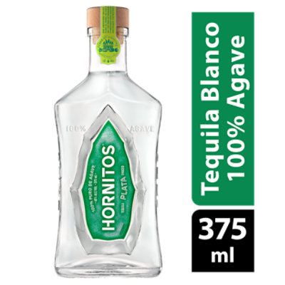 Hornitos Tequila Plata 80 Proof - 375 Ml - carrsqc
