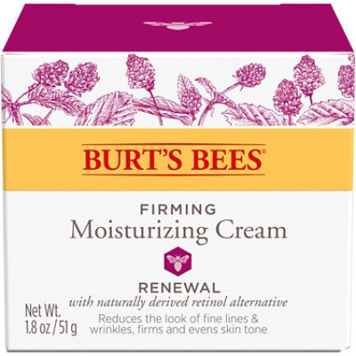 Burt's Bees Renewal Firming Moisturizing Cream With Natural Retinol Alternative - 1.8 Oz - Image 1