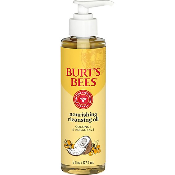 Burts Bees Coconut and Argan Nourishing Cleansing Oil - 6 Fl. Oz.