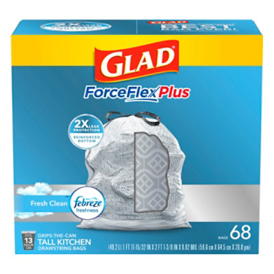 Glad ForceFlex KitchenPro Drawstring Bags - LD Products