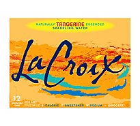 LaCroix Sparkling Water Core Tangerine 12 Count - 12 Oz