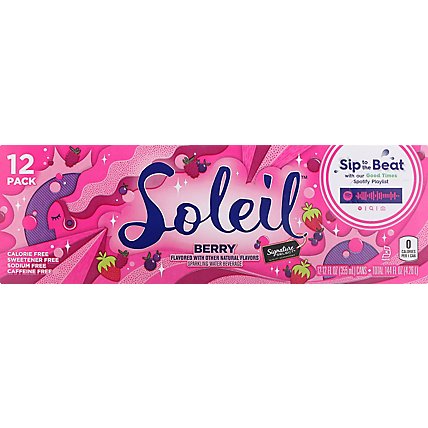 Signature SELECT Soleil Water Sparkling Berry - 12-12 Fl. Oz. - Image 2