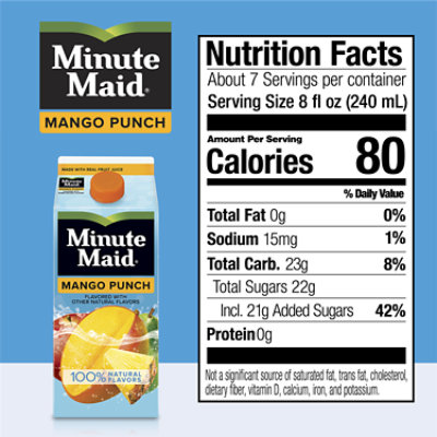 Minute Maid Juice Mango Punch Carton - 59 Fl. Oz. - Image 4