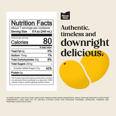 Minute Maid Juice Mango Punch Carton - 59 Fl. Oz. - Image 5