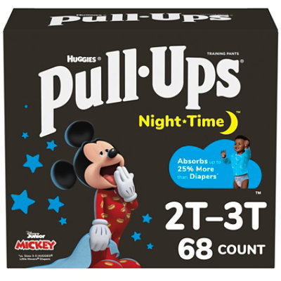 Pull-Ups Boys' Night-Time Training Pants 2T-3T - 68 Count - Albertsons