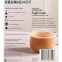 Starbucks Coffee K-Cup Pods & Flavor Packets Caffe Latte Caramel Box - 6-0.38 Oz - Image 6