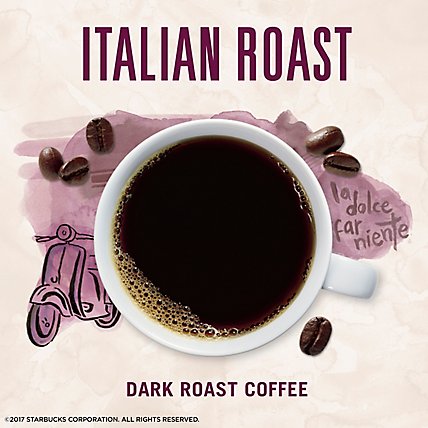 Starbucks VIA Instant Coffee Dark Roast Italian Roast Packets - 8-0.11 Oz - Image 2