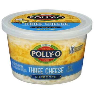 Polly O Shredded 3 Cheese Cup - 5 Oz - Image 3