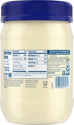 Hellmanns Organic Mayonnaise Cage Free Eggs - 15 Oz - Image 6