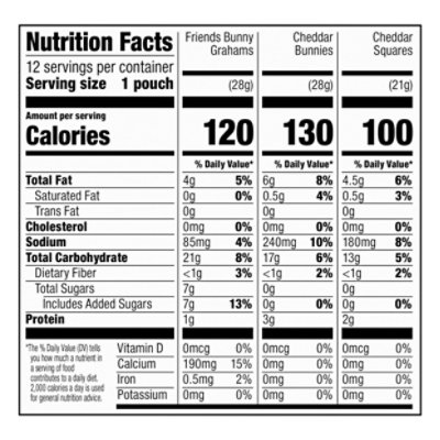 Annies Homegrown Snack Time Baked Snack Crackers & Graham Snack Variety Pack- 12-11 Oz - Image 3