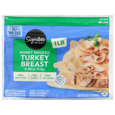 Signature SELECT Turkey Breast Honey Smoked - 16 Oz - Image 3