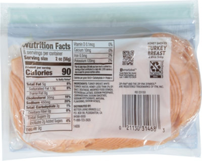 Signature SELECT Turkey Breast Honey Smoked - 16 Oz - Image 6