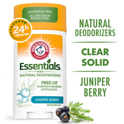 ARM & HAMMER Essentials Deodorant Solid Clean Scent - 2.5 Oz - Image 1