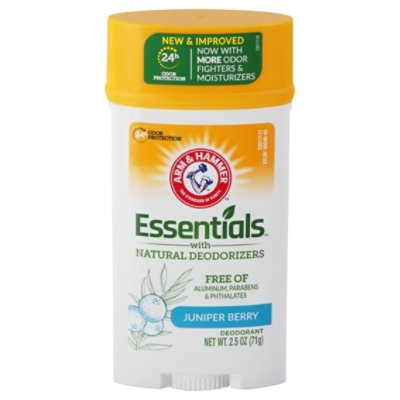 ARM & HAMMER Essentials Deodorant Solid Clean Scent - 2.5 Oz - Safeway