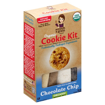 Scratch & Grain Baking Kit Cookie Organic Chocolate Chip - 13.6 Oz - Image 1