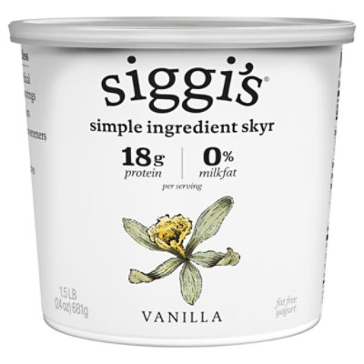 siggi's Vanilla Icelandic Skyr Nonfat Yogurt - 24 Oz - Image 3