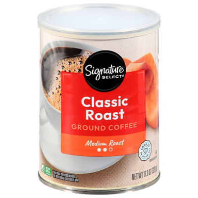 Signature SELECT Coffee Ground Medium Roast Classic Roast - 11.3 Oz