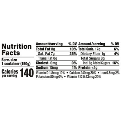 So Delicious Dairy Free Plain Coconut Milk Yogurt Cup - 5.3 Oz - Image 4