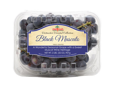 Grapes Black Muscato - 2 Lb - Image 1