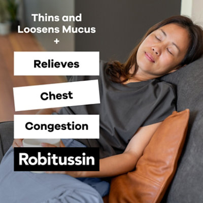 Robitussin Adult Max Strength Cough + Chest Congestion DM Max Raspberry Flavor - 4 Fl. Oz. - Image 9